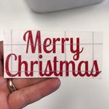 CLEARANCE - "Merry Christmas" Vinyl Decal