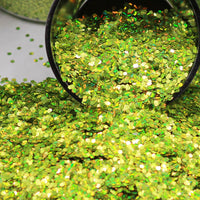 Ivy Green Chunky Holographic Glitter, Polyester Glitter - 1oz/30g