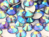 Mint Purple AB Glass Rhinestones - SS6, 1440 pieces - 2mm Flatback, Round, Loose Bling - TheDecoKraft - 1