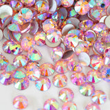 Pink AB Glass Rhinestones - SS6, 1440 pieces - 2mm Flatback, Round, Loose Bling - TheDecoKraft - 2