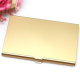 Stainless Steel Aluminum Business ID Credit Card Holder Case Cover DIY Decoden