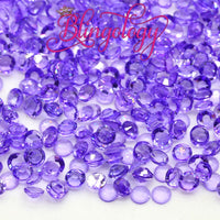 Purple Transparent Jelly Resin Round Flat Back Loose Rhinestones