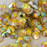 Citrine Yellow AB Crystal Glass Rhinestones - SS20, 1440 pieces - 5mm Flatback, Round, Loose Bling - TheDecoKraft - 2