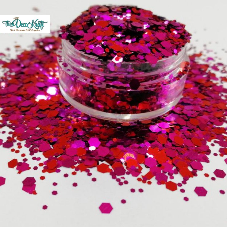 Passionberry Mixed Chunky Glitter, Polyester Glitter for Tumblers Nail