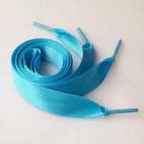 Live: $1 Pair Laces - Shoe Laces 71 inch/180cm (l) x 3/4 inch/2cm (w) Satin Flat Ribbon Shoes Hair Accessory