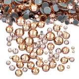 SS20/5mm Champagne Glass Round Flat Back Loose HOTFIX Rhinestones - 1440pcs
