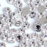 SS12/3mm Clear Glass Round Flat Back Loose Rhinestones