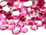 Bulk Jar 2mm Hot Pink Resin Rhinestone Mix - 50K