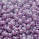 4mm Light Purple Resin Round Flat Back Loose Pearls