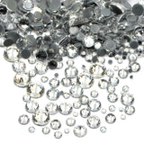 SS30/6mm Clear Glass Round Flat Back Loose HOTFIX Rhinestones - 288pcs