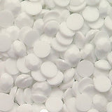 2-6mm Mixed White Resin Round Flat Back Loose Rhinestones  - 5000pcs